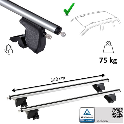 Alu dachträger für fiat - alu,