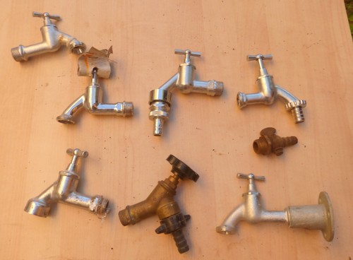 Teile von alter messing - 8x,